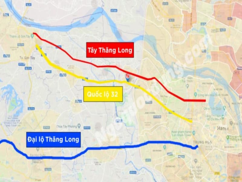 Quy hoạch đường Tây Thăng Long